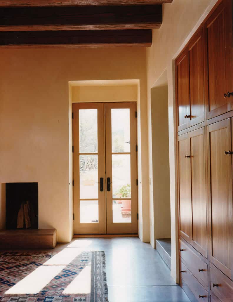 Interior hallway of Santa Fe, New Mexico ranch home | Rodman Paul Architects