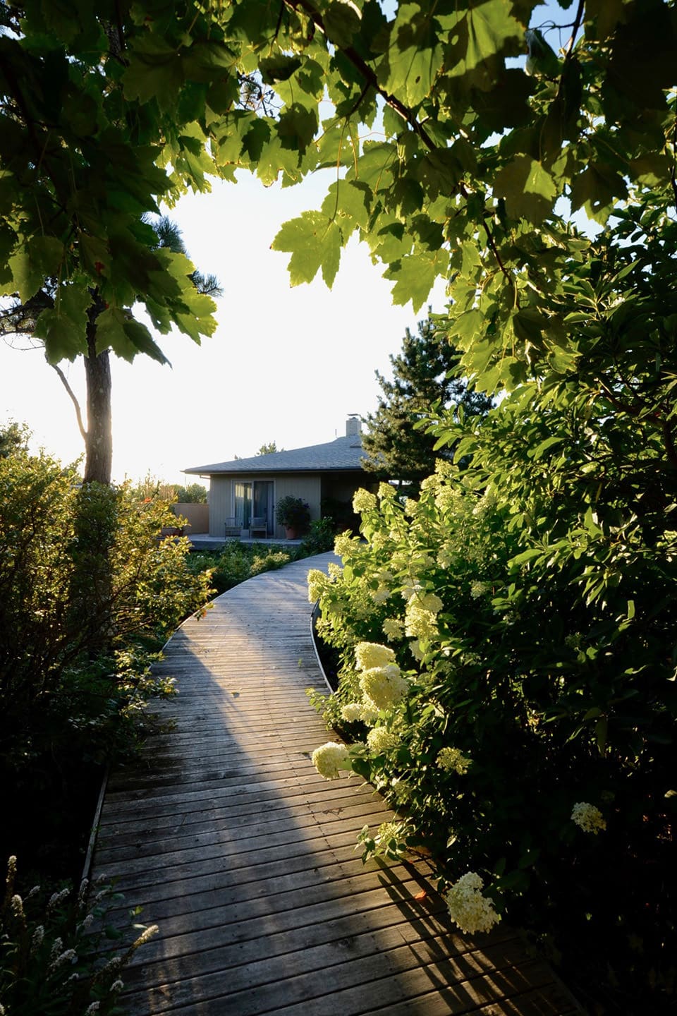 Walkway to Shore Walk Beach Home, Fire Island Pines | Rodman Paul Architects
