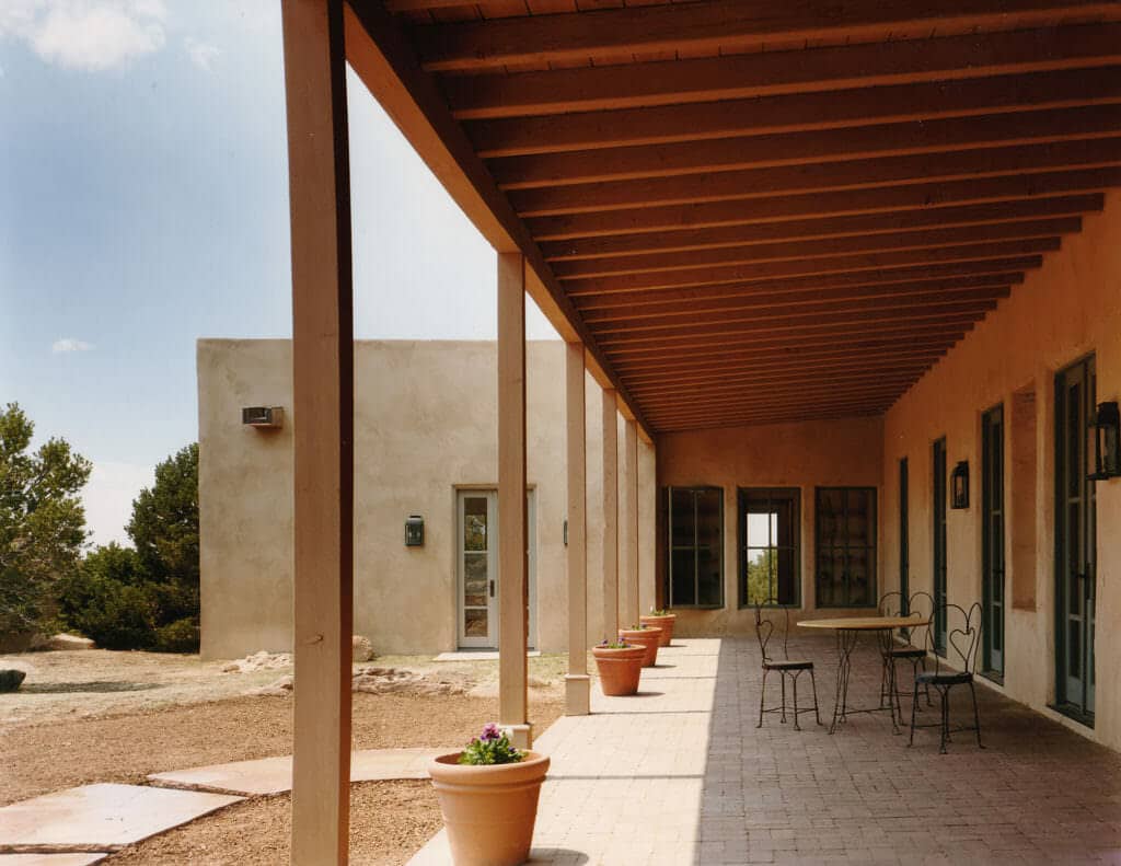 Exterior of Home in Santa Fe, New Mexico | Rodman Paul Architects