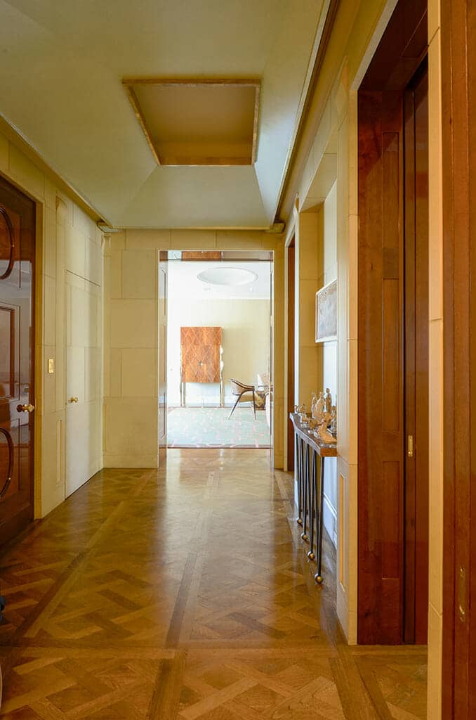 Hallway in Elegantly Renovated East Side Apartment | Rodman Paul Architects