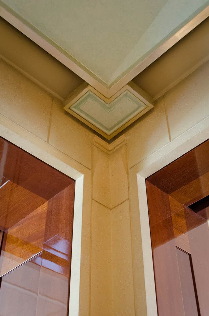 Photograph of Ceiling Detail in Elegantly Renovated East Side Apartment | Rodman Paul Architects